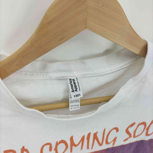 American Apparel ボディ カナダ フード ショップ グラフィック プリント S/S Tシャツ メンズ import:M