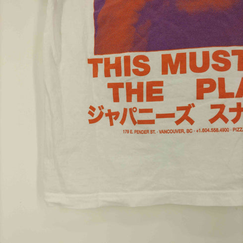 American Apparel ボディ カナダ フード ショップ グラフィック プリント S/S Tシャツ メンズ import:M