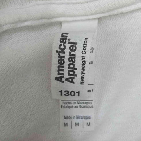 American Apparel ボディ カナダ フード ショップ グラフィック プリント S/S Tシャツ メンズ import:M