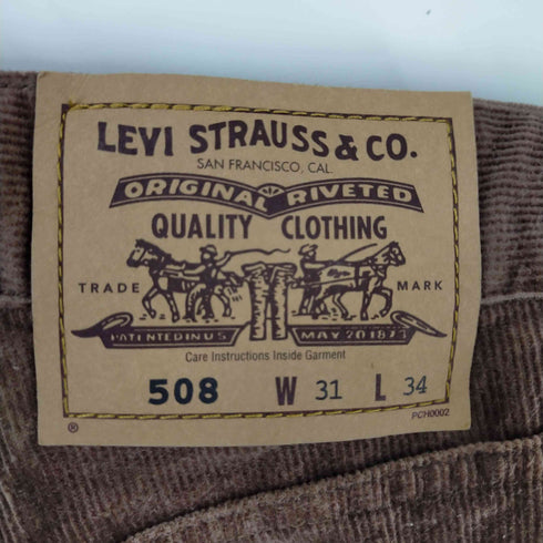 リーバイス Levis 508-4098 98年製5月製造 コーデュロイパンツ メンズ W31 L34