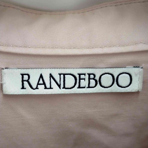 ランデブー randeboo オーバーサイズバンドカラーシャツワンピース レディース F