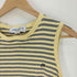JONES WEAR SPORT 90S ワンポイント 刺繍 ボーダー タンクトップ レディース import:M
