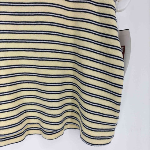 JONES WEAR SPORT 90S ワンポイント 刺繍 ボーダー タンクトップ レディース import:M