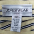 JONES WEAR SPORT 90S ワンポイント 刺繍 ボーダー タンクトップ レディース import:M