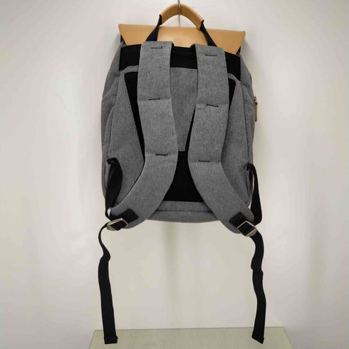 VENQUE FLAT SQUARE レザー切替バックパック メンズ