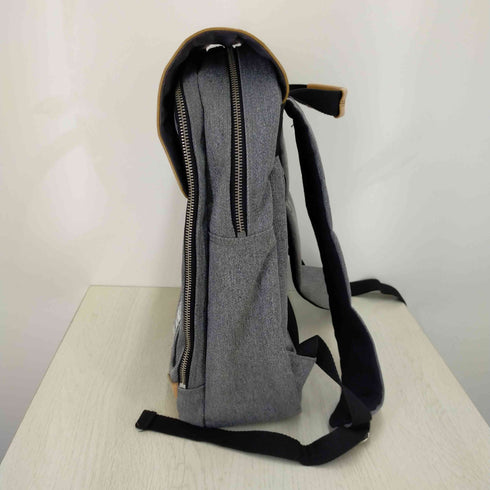 VENQUE FLAT SQUARE レザー切替バックパック メンズ