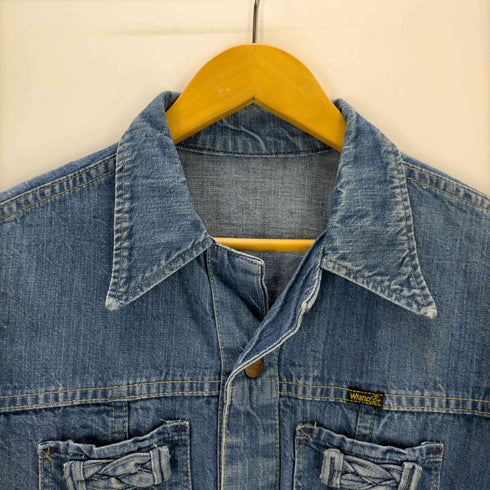 ラングラー Wrangler 70~80s デニムシャツ メンズ