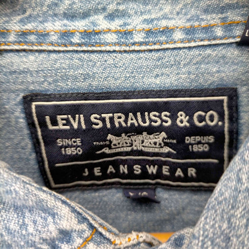リーバイス Levis 00S メタルボタン デニムシャツ メンズ L