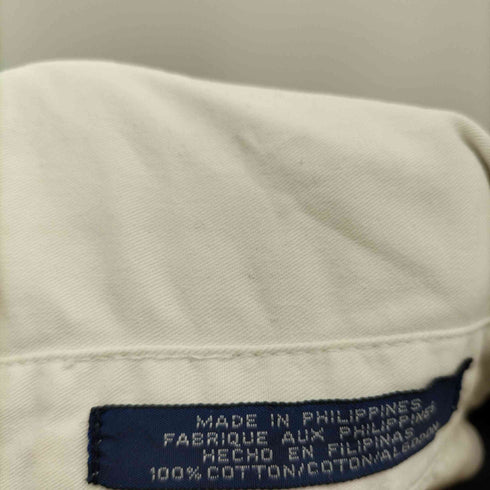 トミーヒルフィガー TOMMY HILFIGER 00S ロゴ刺繍 ラガーシャツ メンズ import:L