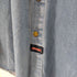ディッキーズ Dickies パッチロゴ 長袖 ボタンダウン デニムワークシャツ メンズ 2XL