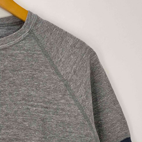 ユニフォームエクスペリメント uniform experiment サーマル 袖切替 半袖 Tシャツ メンズ JPN:2