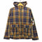 バーンズ アウト フィッターズ BARNS OUT FITTERS MADE IN JAPAN チェック ジップアップパーカー メンズ 38