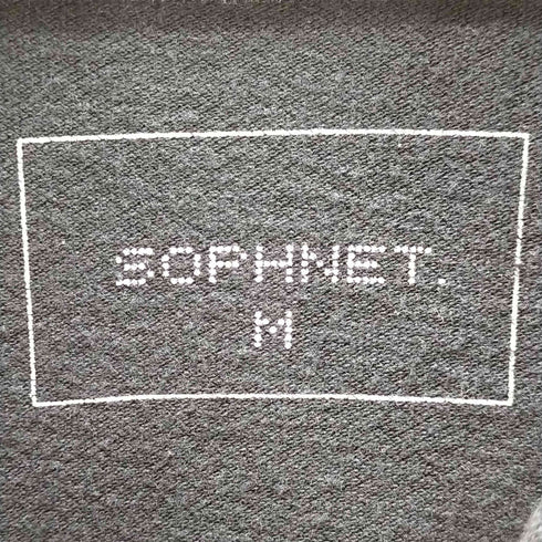 ソフネット SOPHNET. ロゴパッチ付き ボタンダウン ポロシャツ メンズ JPN:M