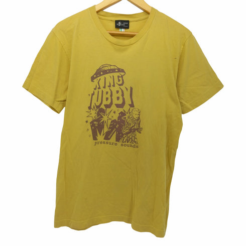 アメリカンアパレル AMERICAN APPAREL 前面プリント クルーネックTシャツ メンズ import:M