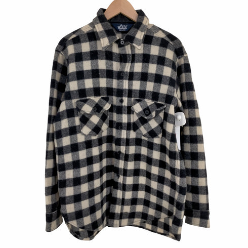 ウールリッチ WOOLRICH 80S USA製 バッファローチェック ネルシャツ メンズ