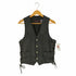 ショット Schott DUR-O-JAC USA製 400V サイドレースアップ レザーベスト メンズ import:S
