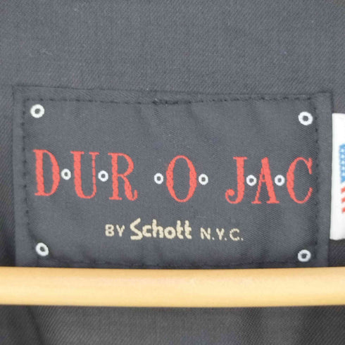ショット Schott DUR-O-JAC USA製 400V サイドレースアップ レザーベスト メンズ import:S