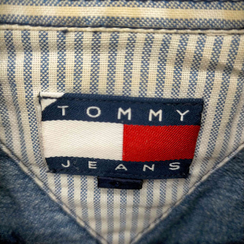 トミーヒルフィガー TOMMY HILFIGER フラッグロゴ デニムシャツ メンズ M