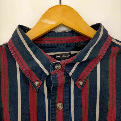 ノースクレスト North Crest マルチストライプシャツ メンズ XXL
