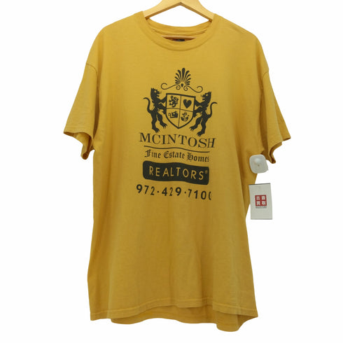 ヘインズ Hanes 00S 企業ロゴ 前面プリント クルーネックTシャツ メンズ import:XL