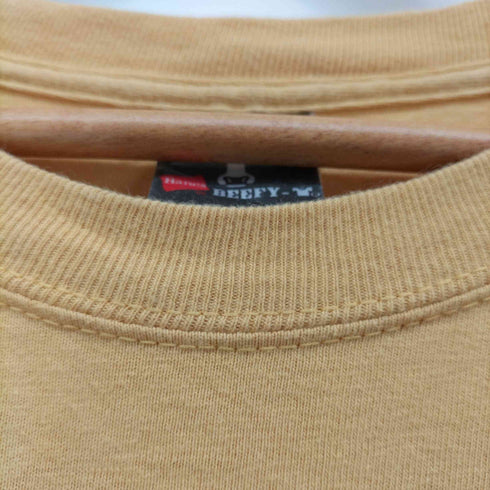 ヘインズ Hanes 00S 企業ロゴ 前面プリント クルーネックTシャツ メンズ import:XL