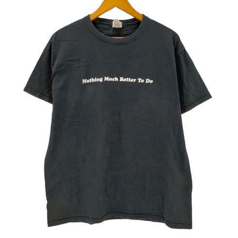 ドゥーナッシングコングレス Do Nothing Congress NOTHING MUCH BETTER TO DO フロントプリント Tシャツ メンズ import:L