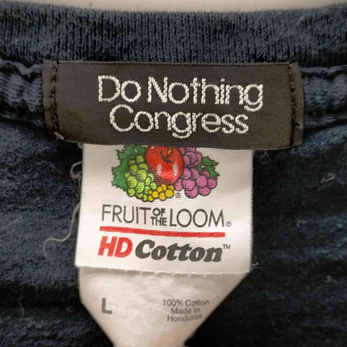 ドゥーナッシングコングレス Do Nothing Congress NOTHING MUCH BETTER TO DO フロントプリント Tシャツ メンズ import:L