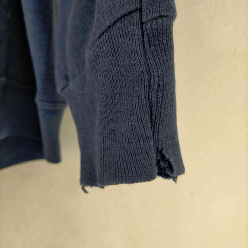 チャンピオン Champion 80s USA製 トリコタグ カレッジプリント ラバー パーカー ナス紺 メンズ import:L