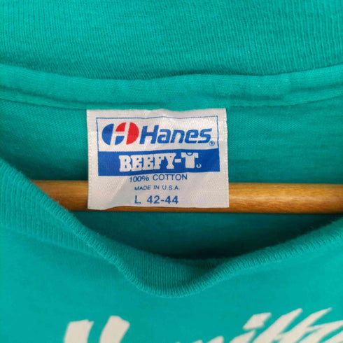 ヘインズ Hanes 90S 両面プリント クルーネックTシャツ メンズ import:L