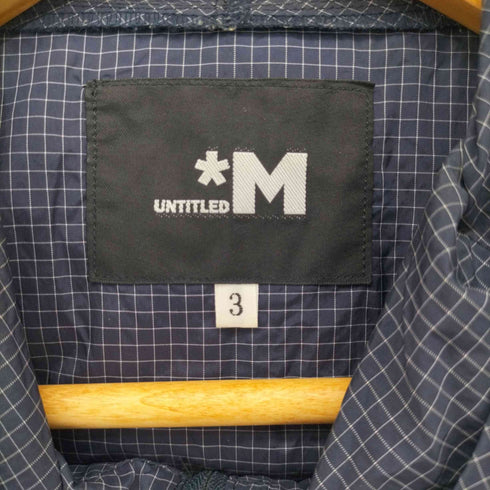 UNTITLED M ナイロン ハーフジップ フーデットベスト メンズ 3