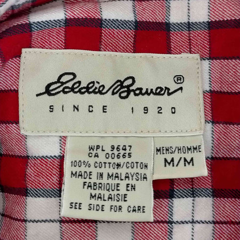 エディーバウアー Eddie Bauer 90s 白タグ タータンチェックシャツ メンズ JPN:M