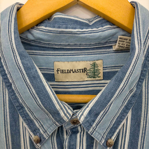 フィールドマスター fieldmaster ボタンダウン ストライプシャツ メンズ 2XL