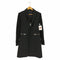 ディーゼル DIESEL 異素材切替 比翼ジップ ウールチェスターコート メンズ import:XS