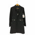 ディーゼル DIESEL 異素材切替 比翼ジップ ウールチェスターコート メンズ import:XS