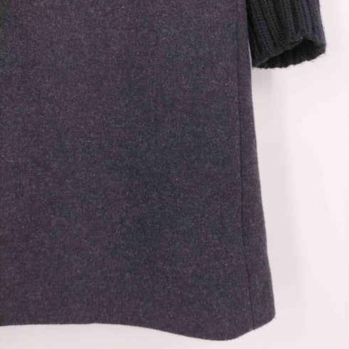 ディーゼル DIESEL 異素材切替 比翼ジップ ウールチェスターコート メンズ import:XS