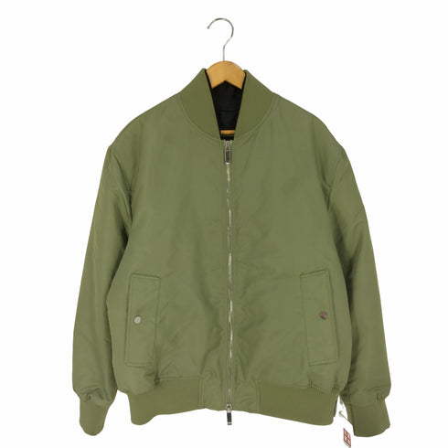 ザラ ZARA DOUBLE COLLAR BOMBER JACKET ダブルカラー ボンバージャケット フライトジャケット MA-1 メンズ import:L