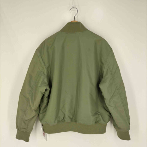 ザラ ZARA DOUBLE COLLAR BOMBER JACKET ダブルカラー ボンバージャケット フライトジャケット MA-1 メンズ import:L