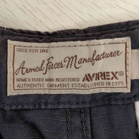 アヴィレックス AVIREX リップストップ ワッペン カーゴショートパンツ メンズ JPN:XL