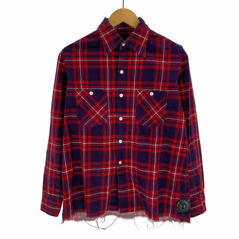 ニードルズ Needles カットオフチェックシャツ メンズ JPN:S