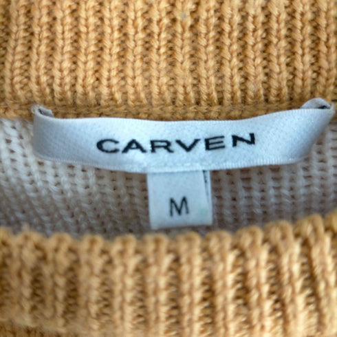 カルヴェン CARVEN 総柄ダブルフェイスニット レディース JPN:M