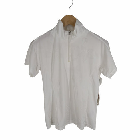 ミズノ MIZUNO モックネック ハーフジップ Tシャツ レディース JPN:M
