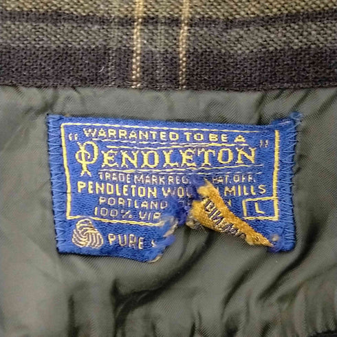 ペンドルトン PENDLETON 60s ウールボックスシャツ メンズ JPN:L
