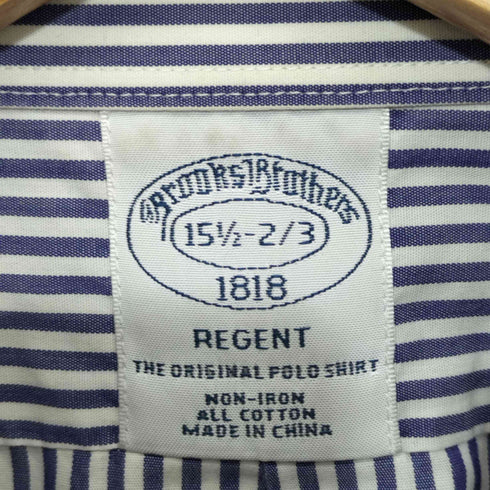 ブルックスブラザーズ BROOKS BROTHERS ロンドンストライプBD長袖シャツ メンズ 15 1/2-2/3