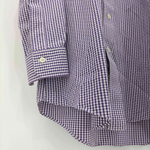 ブルックスブラザーズ BROOKS BROTHERS MILANO ギンガムチェック BD長袖シャツ メンズ 15 1/2-32