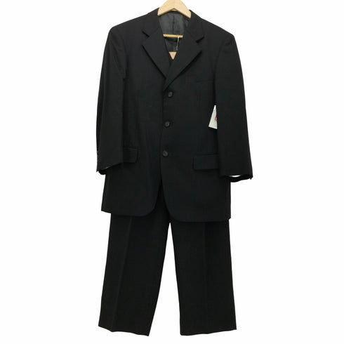 MILANO HOT TOMATO 3ピース ストライプスーツセットアップ メンズ 胸囲92/胴囲80/身長170
