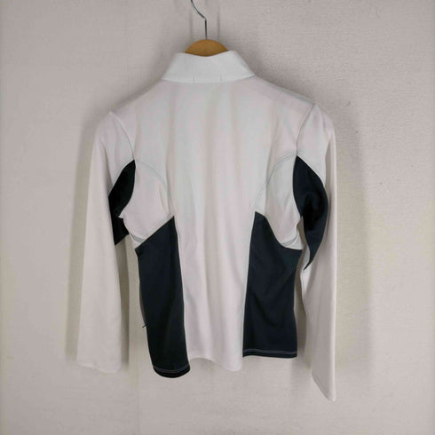 エレッセ ellesse モックネック ハーフジップ 長袖Tシャツ ゴルフウェア レディース JPN:M