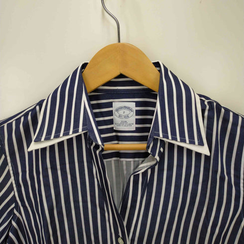 ブルックスブラザーズ BROOKS BROTHERS 2枚襟 ストライプスキッパーシャツ レディース 2