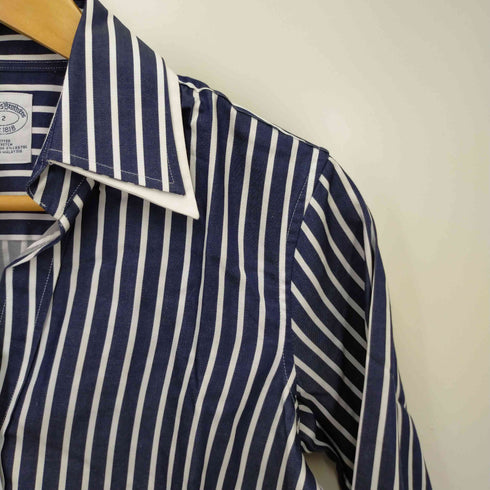ブルックスブラザーズ BROOKS BROTHERS 2枚襟 ストライプスキッパーシャツ レディース 2