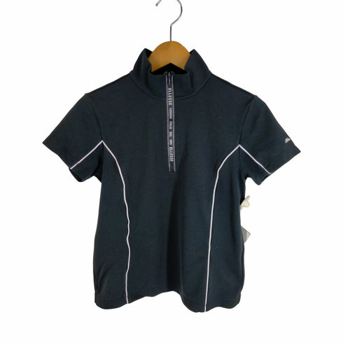 エレッセ ellesse モックネック ハーフジップ Tシャツ レディース JPN:M