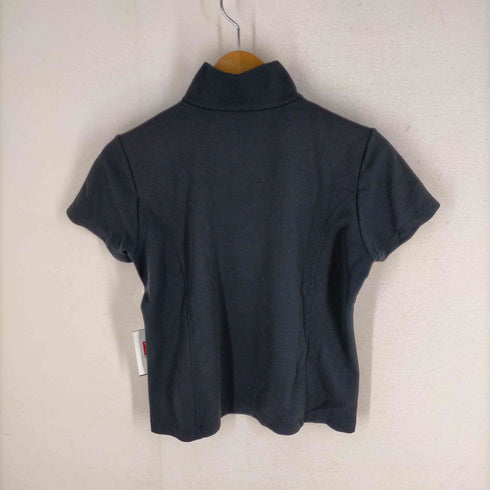 エレッセ ellesse モックネック ハーフジップ Tシャツ レディース JPN:M